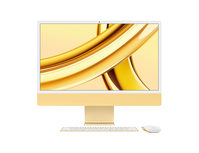 Apple iMac Apple M M3 59,7 cm (23.5") 4480 x 2520 Pixel All-in-One-PC 16 GB 1 TB SSD macOS Sonoma Wi-Fi 6E (802.11ax) Gelb