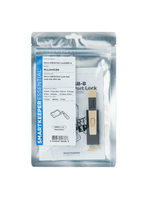 Smartkeeper MUL04PKBG poortblokker Poortblokker + sleutel Micro USB Type-B Beige Kunststof 1 stuk(s)
