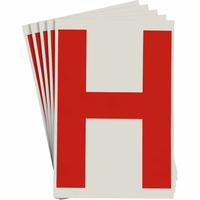 Brady TS-152.40-514-H-RD-20 self-adhesive symbol 20 pc(s) Red Letter