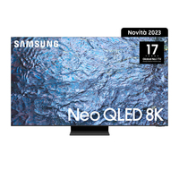 Samsung Series 9 TV QE85QN900CTXZT Neo QLED 8K, Smart TV 85" Processore Neural Quantum 8K, Dolby Atmos e OTS Pro, Titan Black 2023