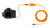 Tether Tools CU61RT02-ORG USB Kabel 0,5 m USB 3.2 Gen 1 (3.1 Gen 1) USB A Micro-USB B Orange