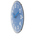 NeXtime Duomo Mini Tisch Quartz clock Rund Blau