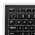 Logitech Illuminated k740 keyboard USB AZERTY French Black
