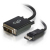 C2G 54328 video cable adapter 0.91 m DisplayPort DVI-D Black