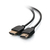 C2G 0,3m flexibele hogesnelheid HDMI-kabel met laag profielaansluitingen - 4K 60Hz