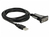 DeLOCK 65962 soros kábel Fekete 3 M USB A típus DB-9