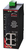 Red Lion SL-6ES-4SC łącza sieciowe Nie zarządzany Fast Ethernet (10/100) Czarny, Czerwony