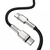 Baseus CATJK-D01 USB kábel 2 M USB4 Gen 3x2 USB C Fekete