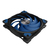 Akasa ALUCIA SC Boitier PC, Processeur Ventilateur 14 cm Noir, Bleu 1 pièce(s)