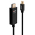 Lindy 40923 Videokabel-Adapter 3 m Mini DisplayPort HDMI Typ A (Standard) Schwarz
