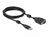 DeLOCK 90497 seriële kabel Zwart 2 m USB Type-A RS-232 DB9