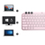 Logitech MX Keys Mini tastiera Ufficio RF senza fili + Bluetooth QWERTY Inglese Rosa