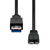 ProXtend USB3AMB-001 USB kábel 1 M USB 3.2 Gen 1 (3.1 Gen 1) USB A Micro-USB B Fekete