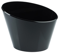 Sektkühler, oval schwarz 29 cm Sektkühler, oval für zwei Flaschen aus schwarzem