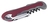 Kellnermesser mit rot-grauem Anti-Rutschgriff, Arbeitsteil aus massivem