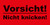 Warnetiketten 145x70mm, aus Papier rot, Vorsicht Nicht knicken