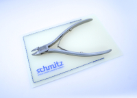 product - schmitz electronic tungsten-carbide tipped sidecutter INOX, oval head - with fine bevel - stainless steel - 4.3/8"