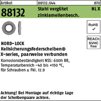 ART 88132 Nord-Lock X-series Scheiben NLX8 (8,4 x 13,5 x 2,3) flZnnc flZn VE=S