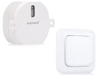 Smart Home Funk-Einbauschalter max. 1000W, Set mit Funk-Wandschalter Funktaster