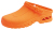ABEBA Clog orange - 43 Berufsschuhe autoklavierbare Clogs