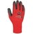 Juba Ninja Flex Latex Coated Red/Grey Gloves - Size 9
