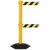 WeatherMaster 250 Heavy Duty Twin Retractable Belt Barrier - 3.4m Belts with Warning Message - Red - Caution - Do Not Enter - Yellow belt