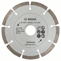 Bosch 2607019475 Diamanttrennscheibe für Baumaterial, Durchmesser: 125 mm