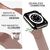 NALIA Metal Milanese Smart Watch Bracelet compatible with Apple Watch Strap SE & Series 8/7/6/5/4/3/2/1, 38mm 40mm 41mm, iWatch Wrist Strap Magnetic Clasp, Men & Women Rose Gold