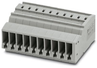 COMBI-Kupplung, Federzuganschluss, 0,08-4,0 mm², 10-polig, 24 A, 6 kV, grau, 304