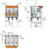 Leiterplattenklemme, 3-polig, RM 7.5 mm, 0,2-10 mm², 41 A, Push-in Käfigklemme,