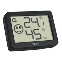 Hygrometer Klima-Komfort digital schwarz
