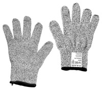 Schnittschutz-Handschuhe; silber