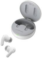 LG Electronics TONE Free DT90Q In Ear fejhallgató Bluetooth® Stereo Fehér Noise Cancelling, mikrofon zajelnyomás Headset, Töltőtok
