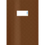 Heftumschlag, für Hefte A4, Polypropylen-Folie, 21 x 29,7 cm, braun gedeckt