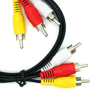 CNL 10m 3x RCA M-M Bk PVC
