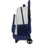 MOCHILA GDE. C/RUEDAS COMPACT EXTRAIBLE BENETTON "VARSITY"