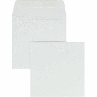 Briefumschläge 165x165mm 100g/qm haftklebend VE=100 Stück weiß