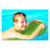 Schwimbrett Badespaß Bodyboard Schwimmboard Schwimmhilfe mit Handgriffen, groß, Grün