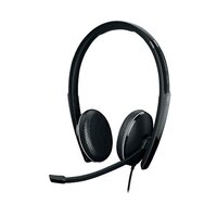 Sennheiser Epos Adapt 165 UC Stereo USB Headset with 3.5mm Jack Black 1000916