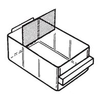 Dividers for Raaco professional clear drawer storage system.