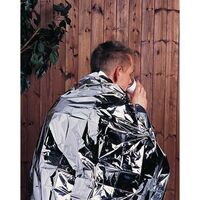 Disposable heat retaining foil blanket