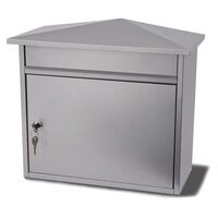 Mersey extra large post box - Silver