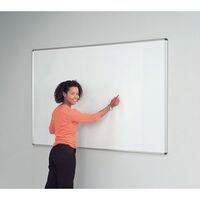 Shield® deluxe aluminium framed whiteboards - 900 x 1200mm, magnetic
