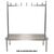Aqua duo changing room bench - stainless steel, 3000mm wide