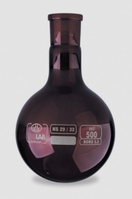 Rundkolben mit Normschliff Borosilikatglas 3.3 braun | Nennvolumen: 250 ml