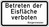 Verkehrszeichen VZ 2002 Betreten der Eisfläche verboten, 231 x 420, 3mm flach, RA 1