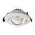 LED Sanierungs-Downlight DIONE IP44/IP20, 8.5W 4000K 800lm 36°, schwenkbar 30°, Quick-Terminal, dimmbar, weiß