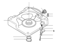 PROXXON 27160-06 Arretierplatte für Kappgerät- und Gehrungssäge KGS80