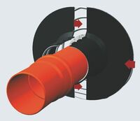 AT Rohr- und Kabeldurchführung, Pipe Shell, ID:47 mm