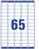 Adress-Etiketten, A4 mit ultragrip, 38,1 x 21,2 mm, 25 Bogen/1.625 Etiketten, weiß